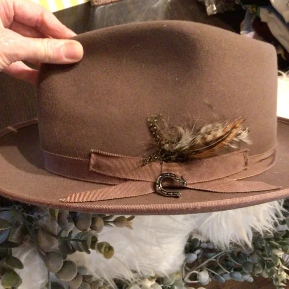 NEW! Rare Wool Boho Classic Tan Fedora Hat - www.joarbit.com display picture 1